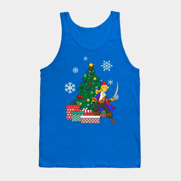 Guybrush Threepwood Around The Christmas Tree Tank Top by Nova5